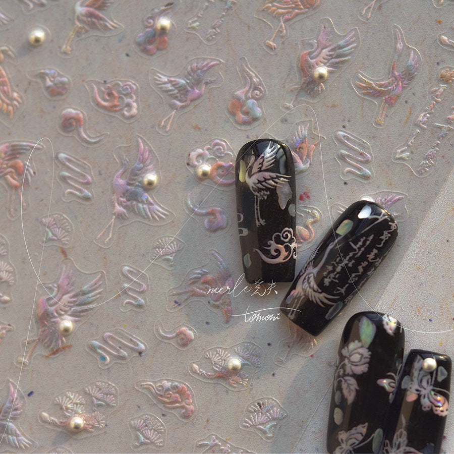 "Crystal Crane" – Holographic Crane Collection
