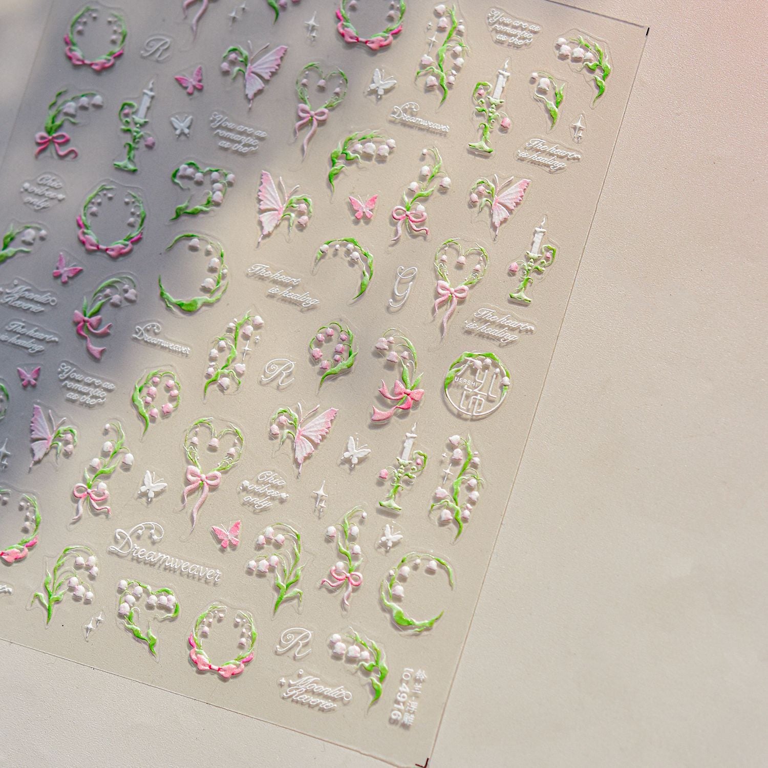 365nails: "Lily of the Valley Romance" – nail art stickers