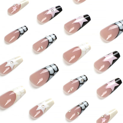 Medium and long ballet nail art   nail wear special nail art piece   wholesale｜365nails