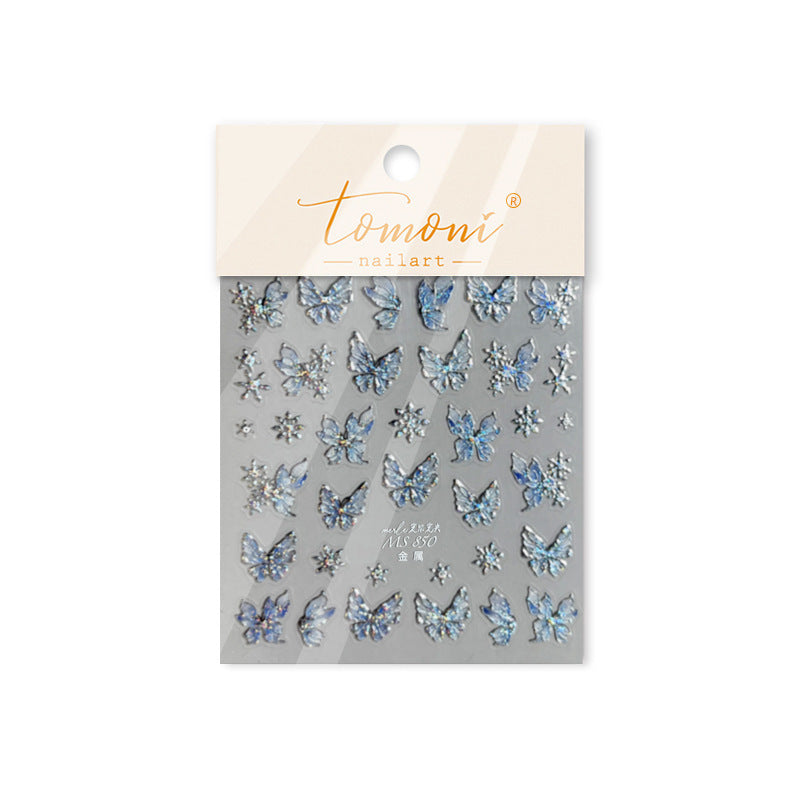365nails: "Holographic Butterfly" – nail art stickers
