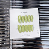 The Essential Solids | Medium Oval ｜Handmade Press-on Nails