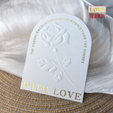 Embossed Gold Cotton Display Cards for Press On Nails (MOQ=50)