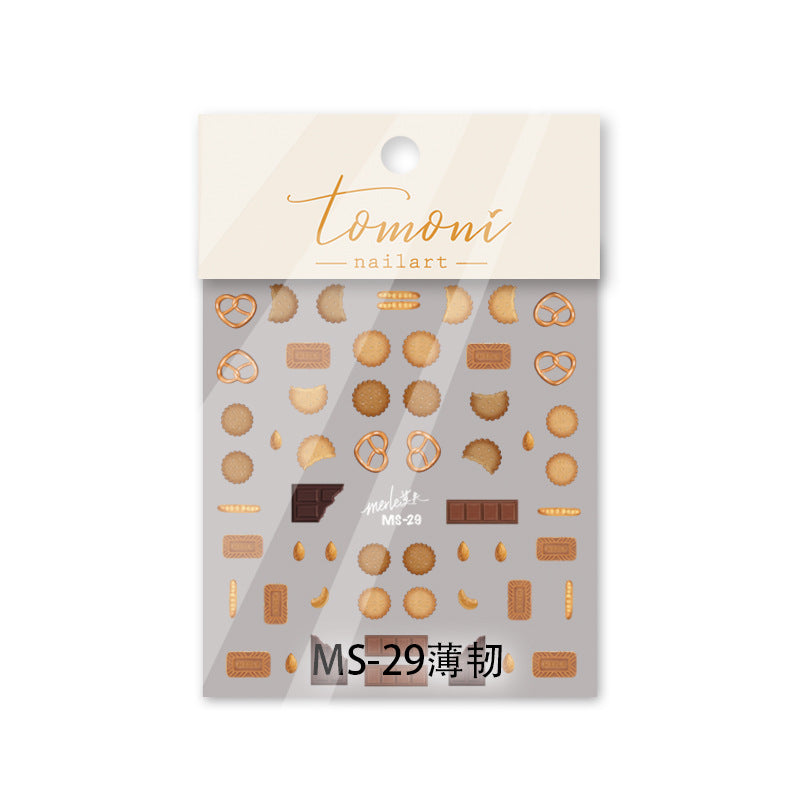 Bakery Treats – Embossed Nail Art Accent Set