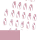 Sweet Pink Dot Press On Nails Cute Daily Style