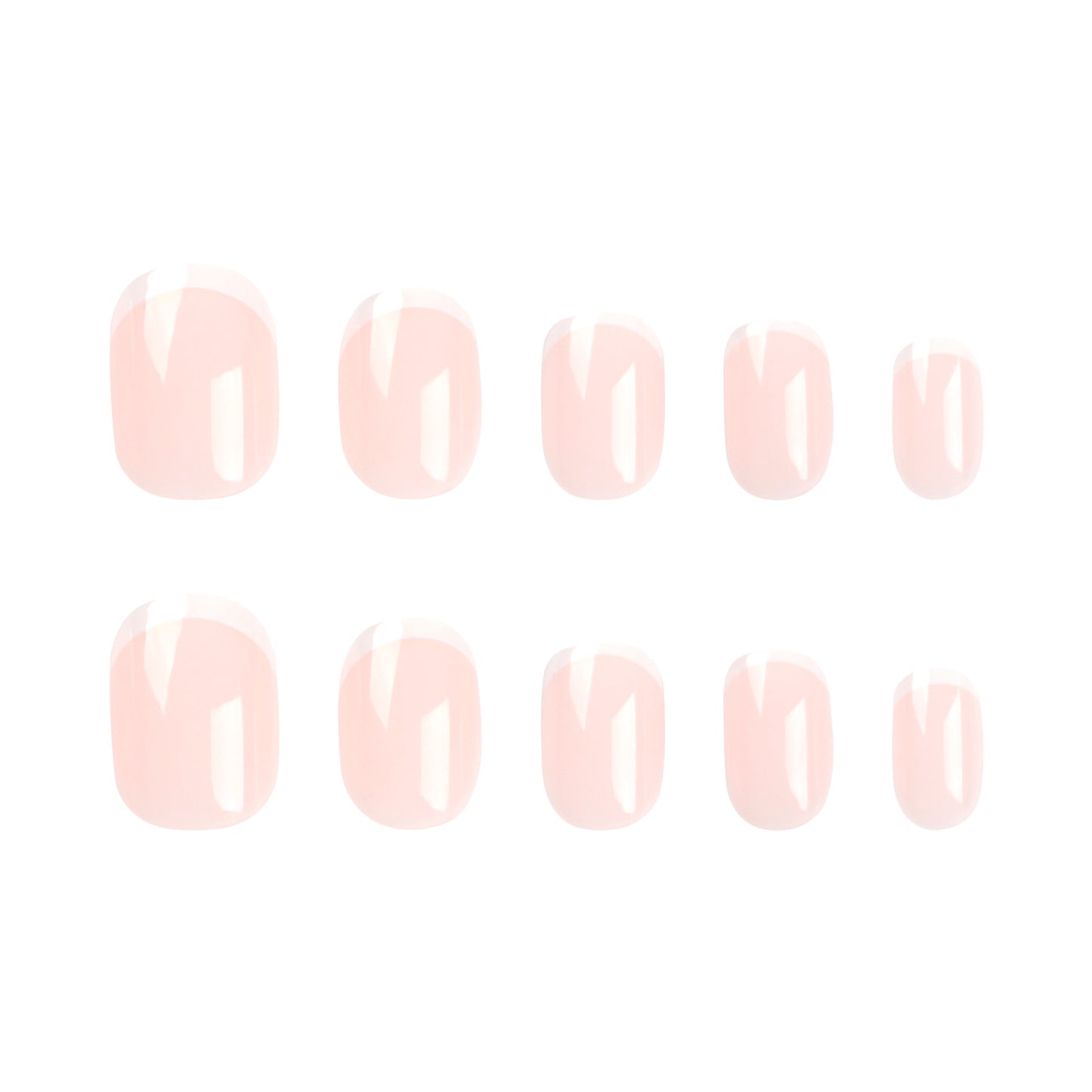Nail art wearing nail nude nail sticker nail art piece finished product wearing nail piece fake nail simple nail piece nail piece