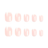 Nail art wearing nail nude nail sticker nail art piece finished product wearing nail piece fake nail simple nail piece nail piece