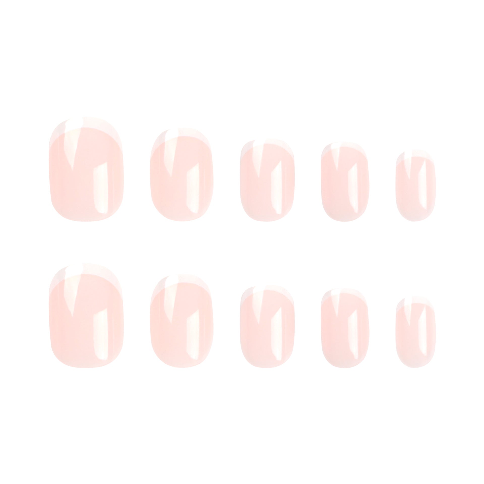 Nail art wearing nail nude nail sticker nail art piece finished product wearing nail piece fake nail simple nail piece nail piece