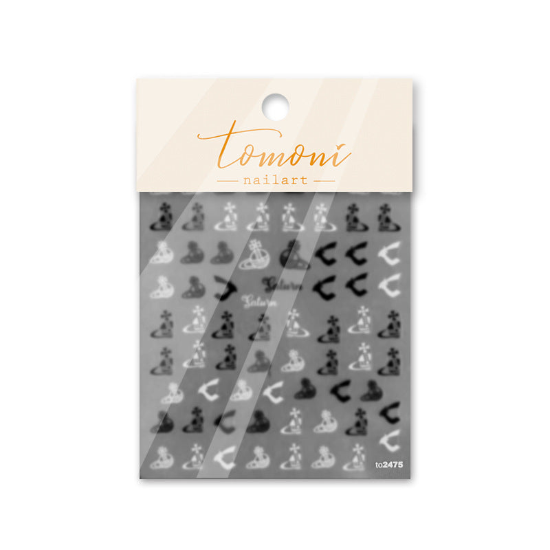 365nails: "Vivienne Westwood Orbe et Saturne" – Autocollants Nail Art