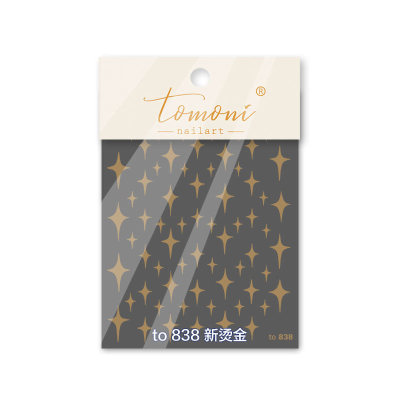 365nails: "luxury foil star, rose & holographic butterfly" – Nail Art Stickers