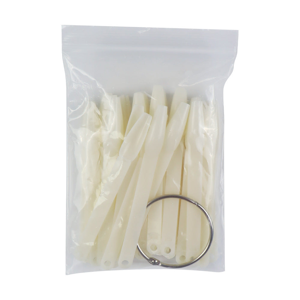 Nail Tips Nail polish practice fan color card, 50 transparent iron ring nail polish color plates in bags for  nail salons