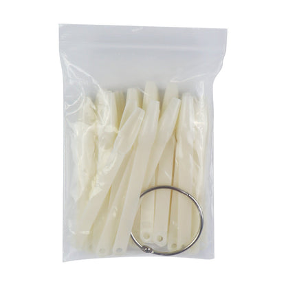 Nail Tips Nail polish practice fan color card, 50 transparent iron ring nail polish color plates in bags for  nail salons