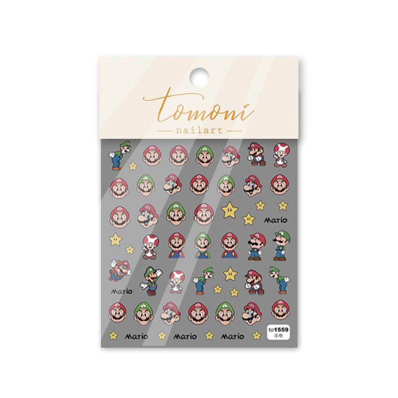 Super Mario Adventure – Retro Game Nail Art Set