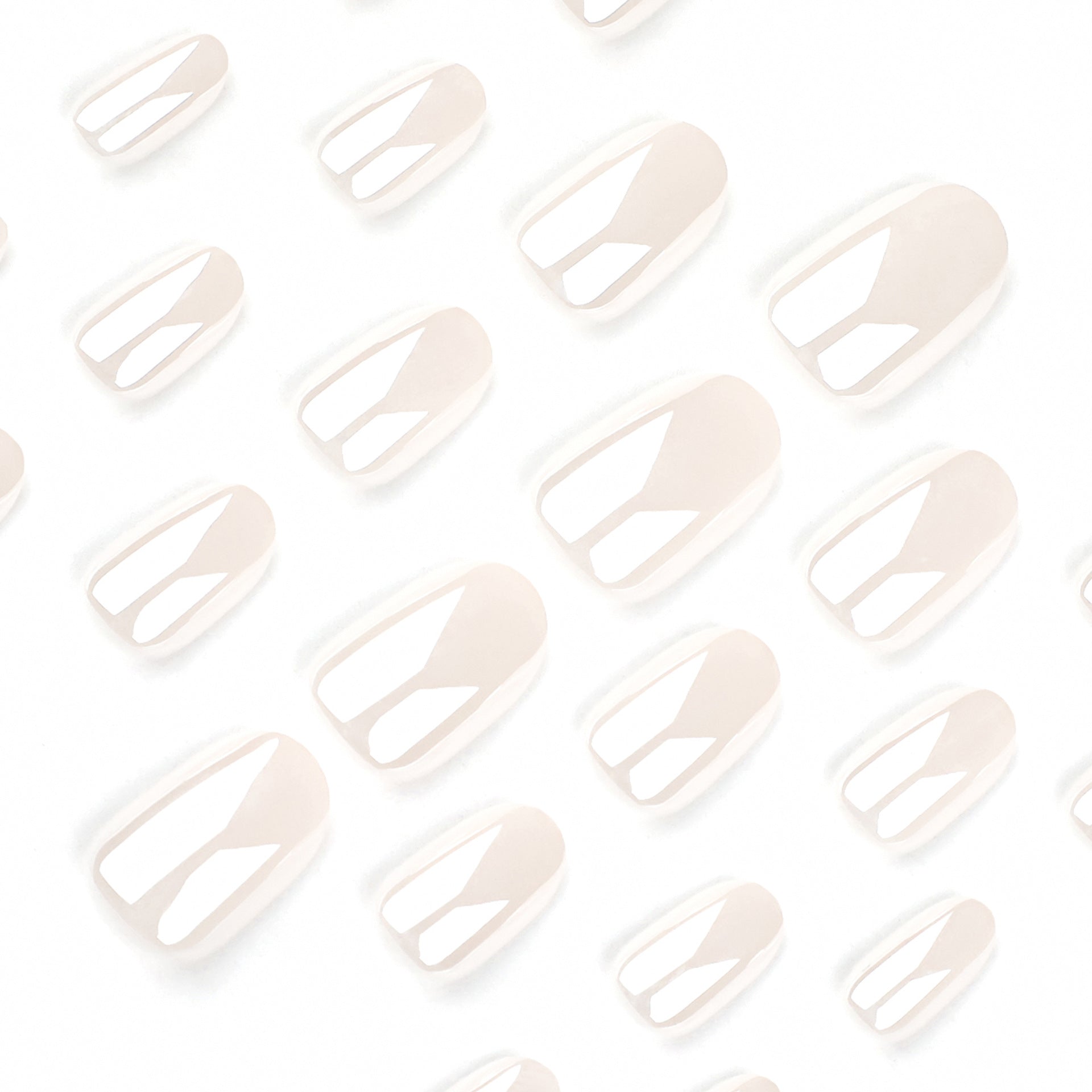 White solid color coating wearing nail piece wholesale short round Yiwu nail art simple beauty wearing fake nails