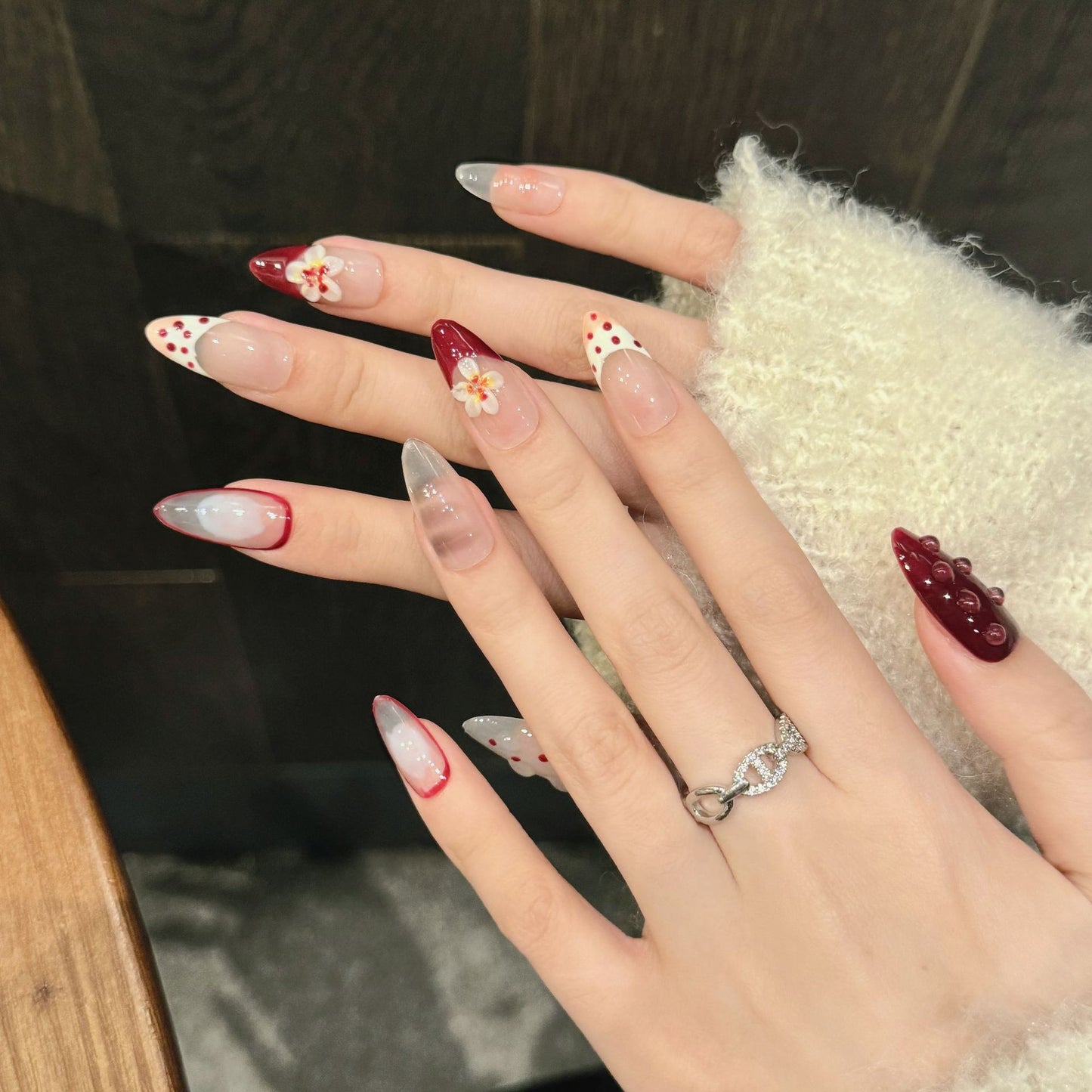 Pure Handmade Advanced Sense Summer Flower Theme Small Fresh Pure Handmade | 365nails