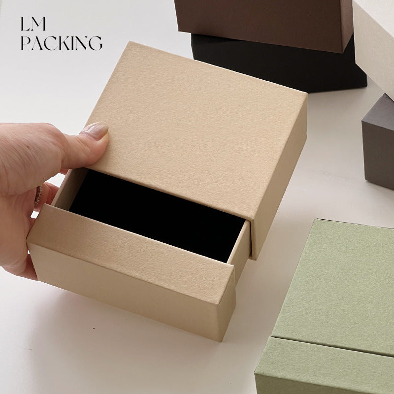 Minimalist Drawer Jewelry Packaging Box (MOQ=10)