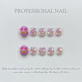 Cute Cartoon Kids Press On Nails Set