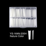 Nail Tips extended denim nail piece 500 pieces Boxed XXL French fake nail patch Transparent flat head non-marking nail piece