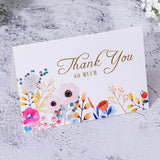 Floral Thank You Cards for Customer Appreciation Packaging (MOQ=2)