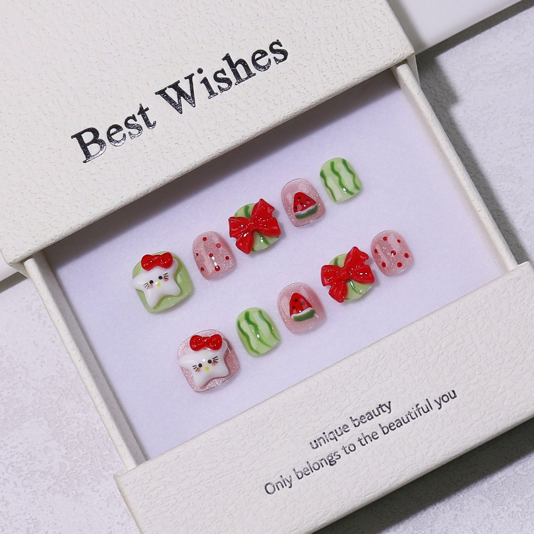 Children's special cute cartoon nail art 3-12 years old girls and children nail art film