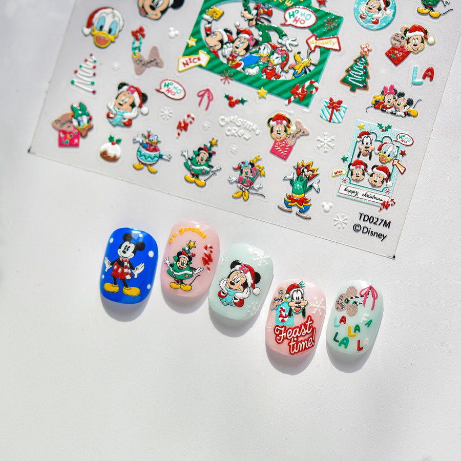 365nails : Disney Mickey Noël – stickers pour ongles