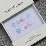 New handmade press-on nails cute cartoon fake nail flakes 3-12 years old