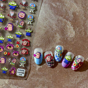 Toy Story 指甲貼 – 5D 立體壓花 卡通角色套組