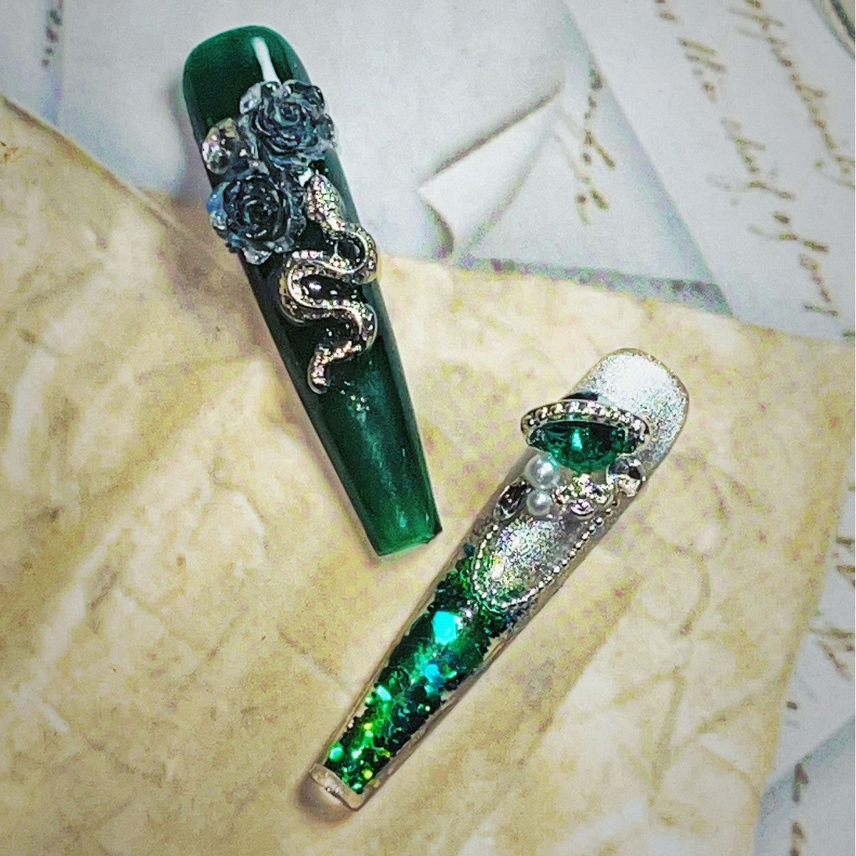 The Art Edit · Emerald Serpent Gleam