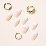 Uñas falsas con estera de uñas francesa, uñas rosas, suministro directo de uñas falsas ｜ 365nails