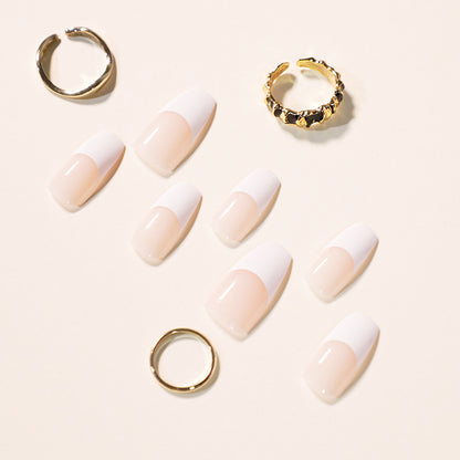 Fak nail nail  whit Frnch nail mat pink nail  fals nail   dirct supply｜365nails