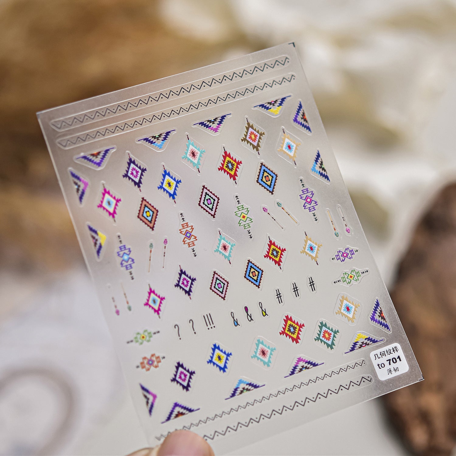 Luxury Teddy Bear: "Big Head Teddy" – 3D Embossed Nail Sticker