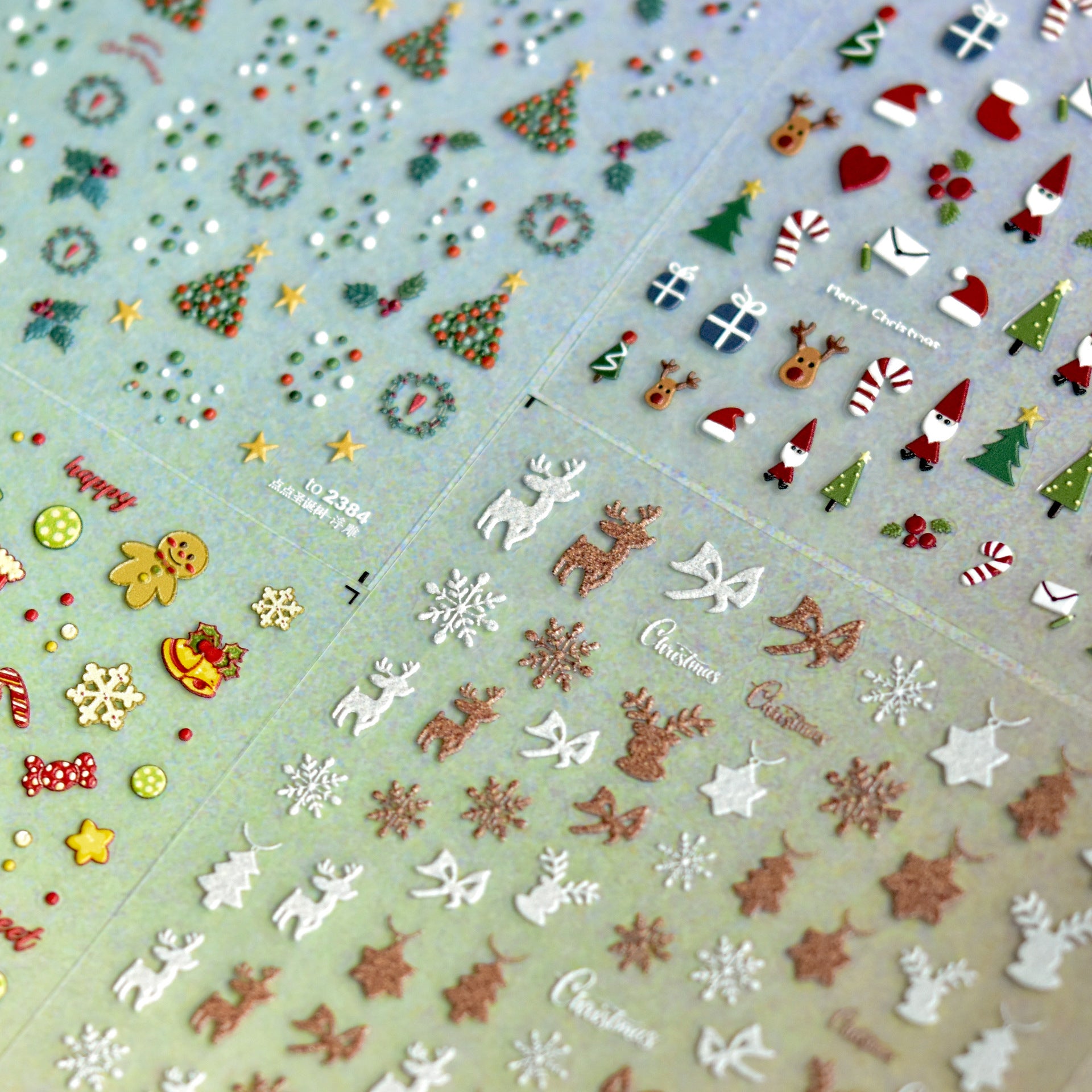 Merry Christmas – Festive Nail Art Set