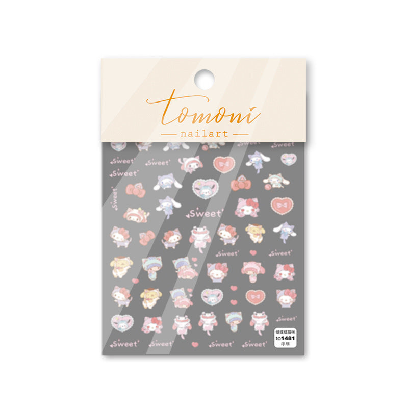 Sweet Pastel Plushies – Kawaii Nail Art Set
