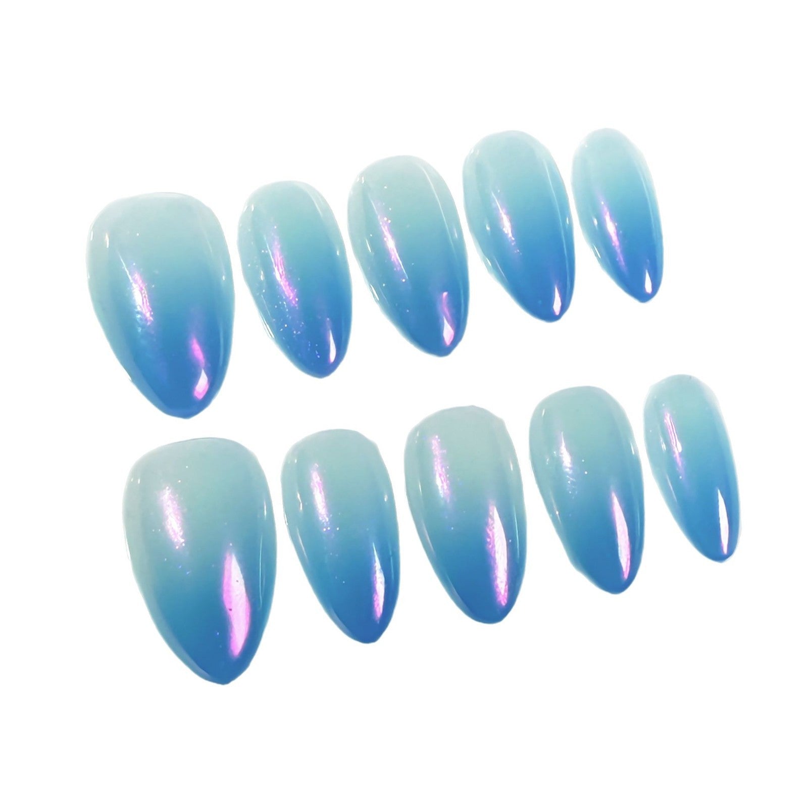 Simple aurora armor pure desire small fresh spray gun gradual change wearing armor pure handmade factory wholesale｜365nails