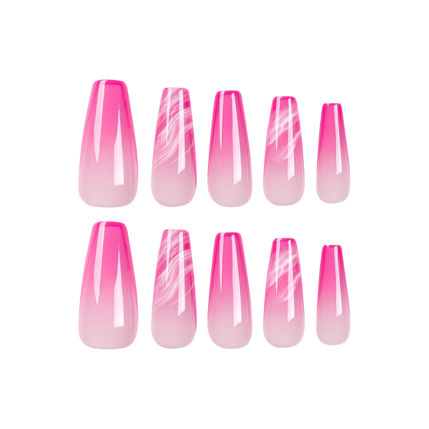 New French Nail Art Wearable Nail Sheet   Nail Art Nail Sticker Ballet Nail Sheet Finished Product Wholesale｜365nails
