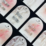 Arch Pearl Shimmer Press On Nail Display Cards (MOQ=50)