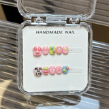 Cute Cartoon Kids Press On Nails Collection