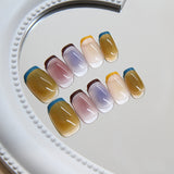 Unhas infantis Short Smudge Nail Art 30 comprimidos ｜ 365nails