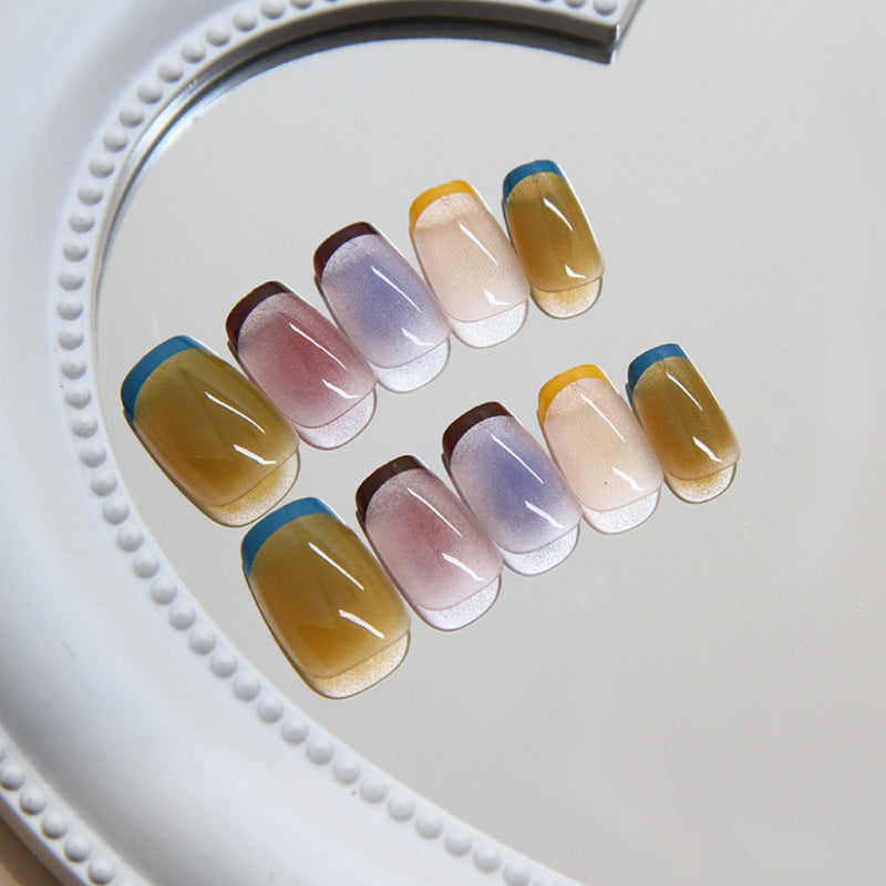 Unhas infantis Short Smudge Nail Art 30 comprimidos ｜ 365nails