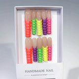 Colorful Candy Dot Pop Art Press On Nails