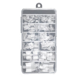 Nail Tips hot-selling wearing toenail pieces, half-sticker matte, no-carving and grinding short 120-piece boxed patch foot fake nails