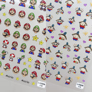 Super Mario Adventure – Retro Game Nail Art Set