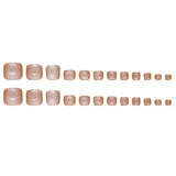 Peça de manicure olho de gato Unhas postiças douradas de praia finas flash Peça removível para unhas dos pés Unhas postiças ｜365nails