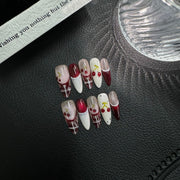 365nails: "Cherry Bliss" – 3D Fruit Handmade Stiletto Nails