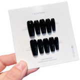 The Essential Solids | Medium Coffin | Handmade Press-on Nails