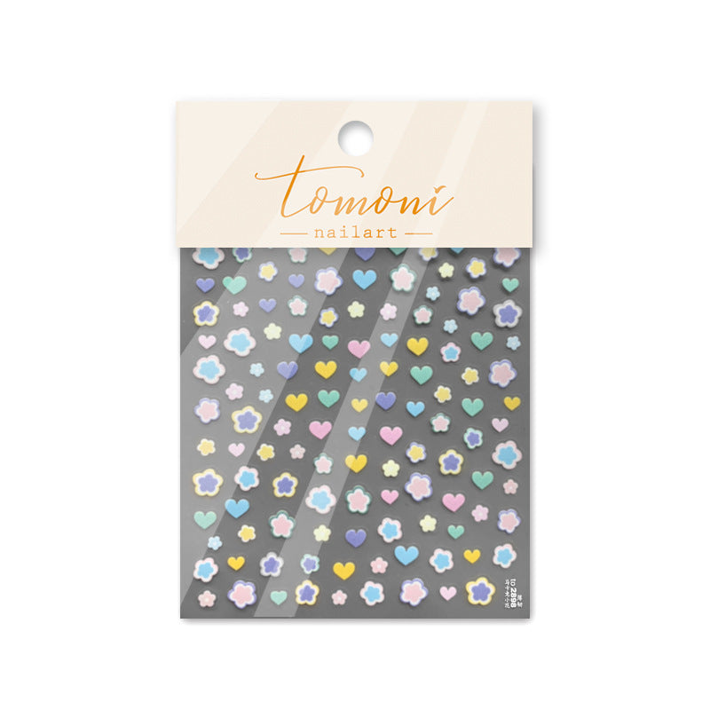 365nails: "Pastel Rainbow Star" – nail art stickers