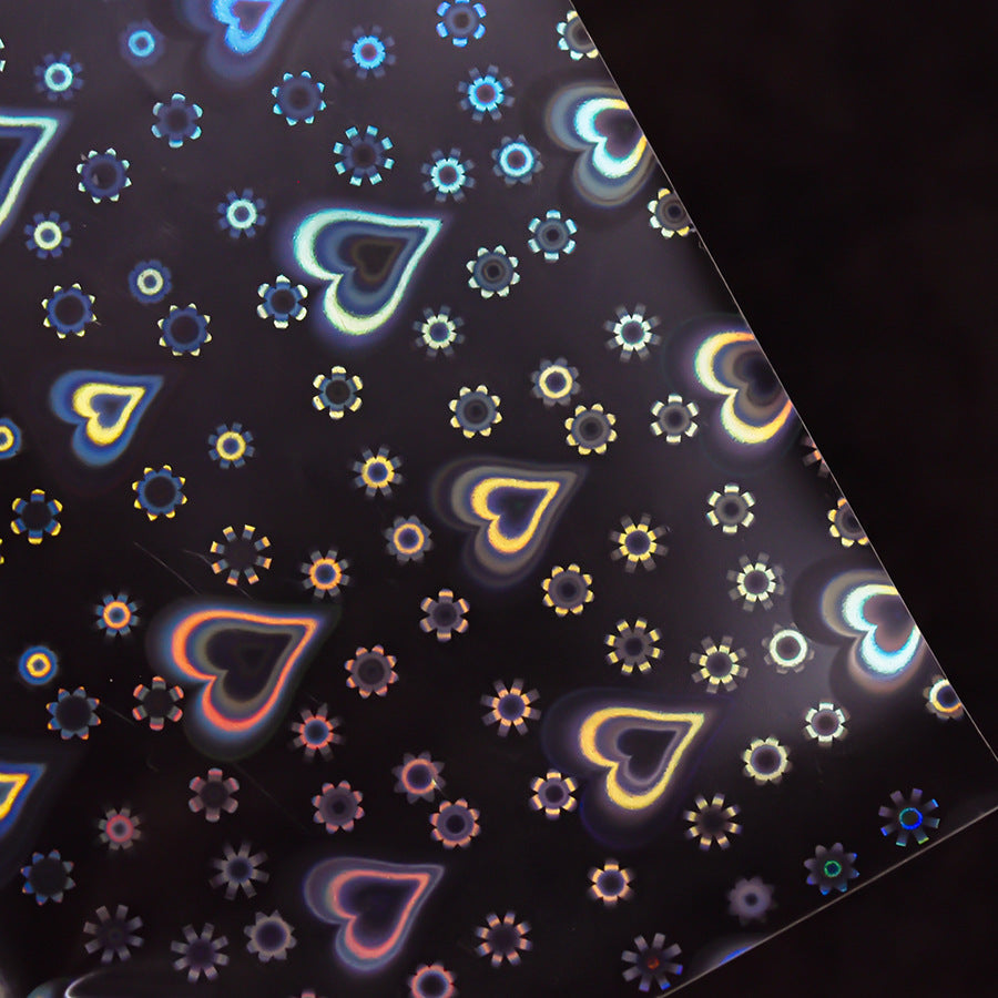 365nails: "Coração Holográfico" – Adesivos para Unhas