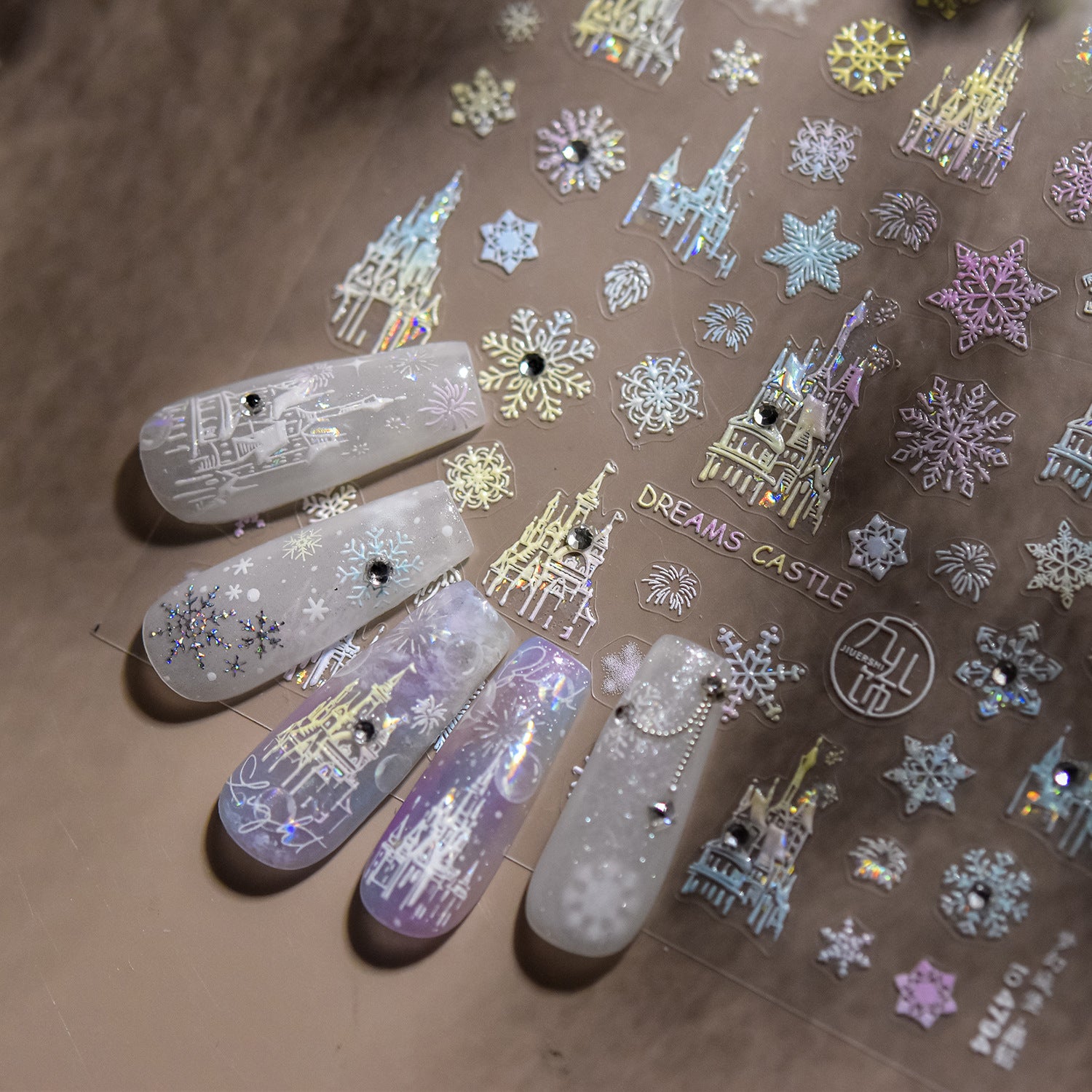 365nails: "크리스탈 스노우 드림" – 네일 아트 스티커