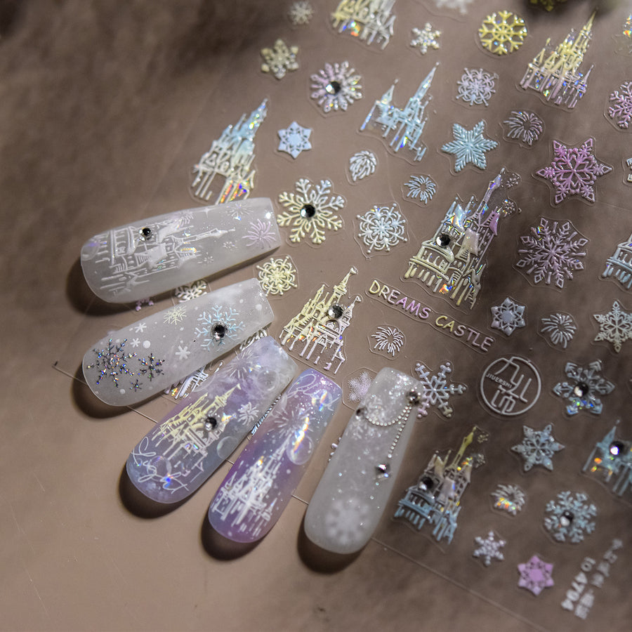 365nails: "크리스탈 스노우 드림" – 네일 아트 스티커