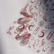 365nails: "nine-tailed fox & cherry blossom" – Nail Art Stickers