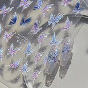 365nails: "Crystal Hologram Butterfly" –Nail Art Stickers